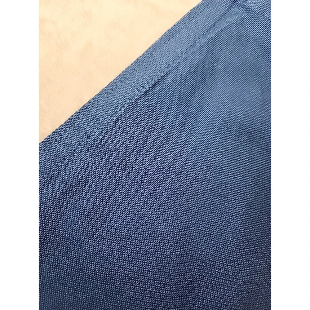 VTG Lauren Ralph Lauren Cotton Duck Canvas Pillow Cover Blue Euro HUGE 25x27 USA